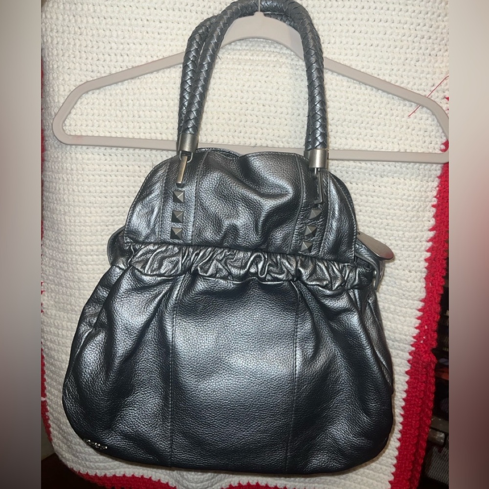 Lindsey Lohan 6126 shoulder bag silver in color